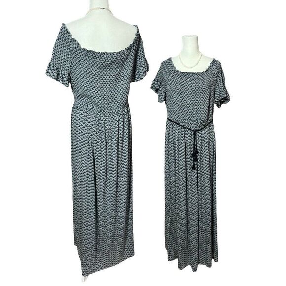 Womens Gray Maxi Gap Maternity Dress Size L - Picture 3 of 7
